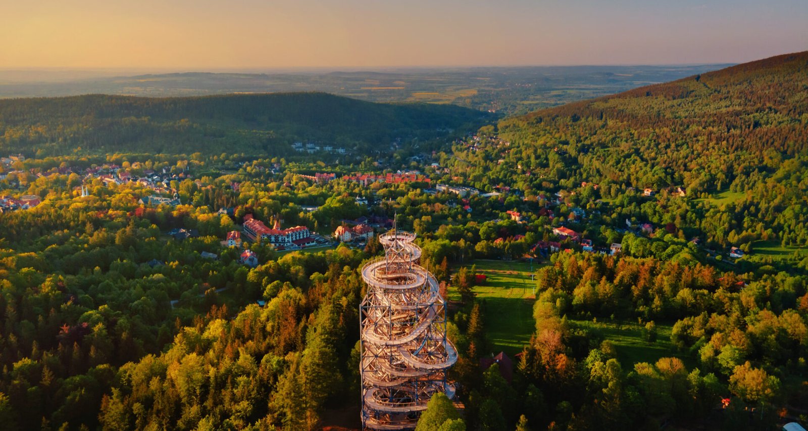 Смотровая площадка в горах Польши
