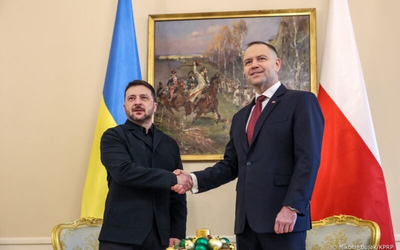 Кароль Навроцкий и Владимир Зеленский