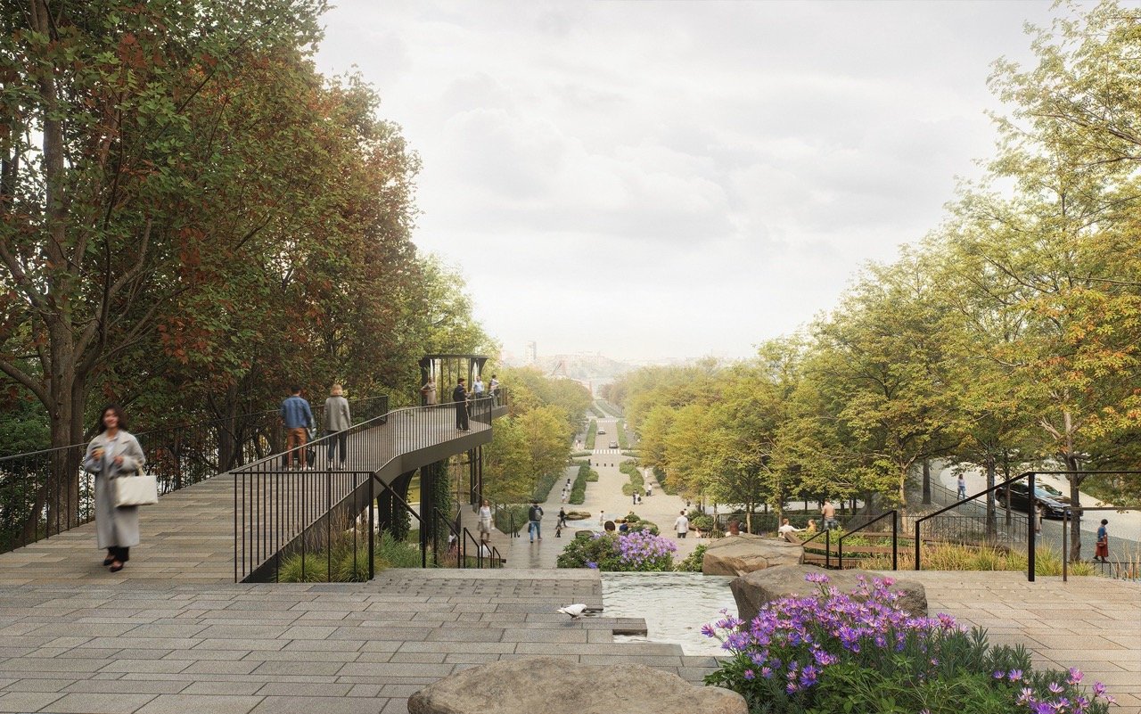 Визуализация улица Karowа в Варшаве