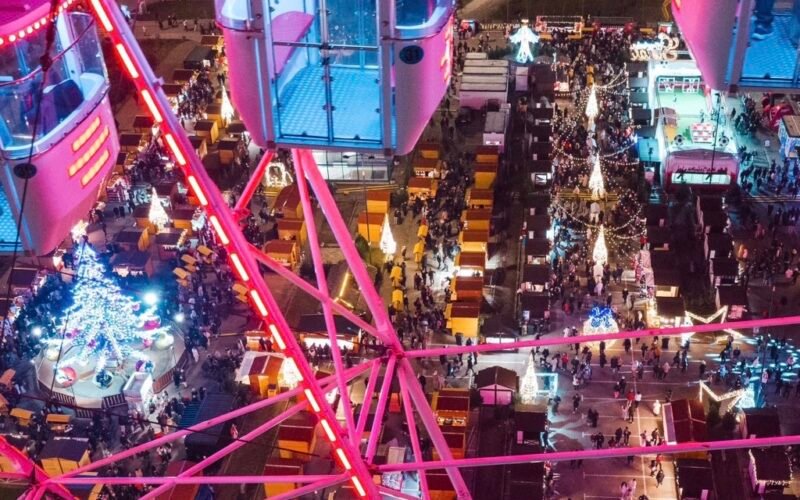 Рождественская ярмарка в Варшаве
