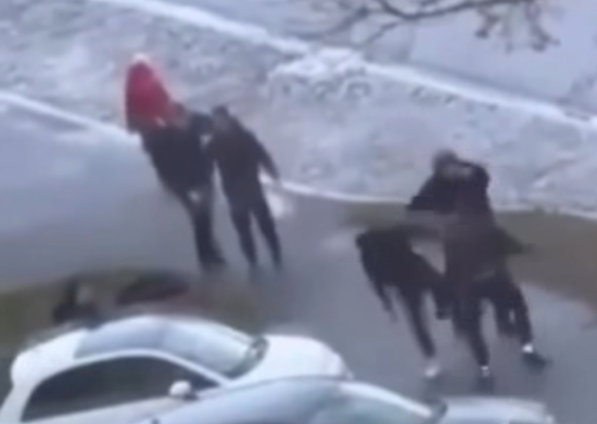 Избиение украинских подростков возле польской школы