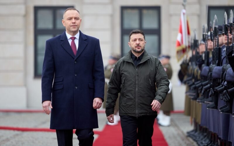 Навроцкий и Зеленский в Варшаве 2025