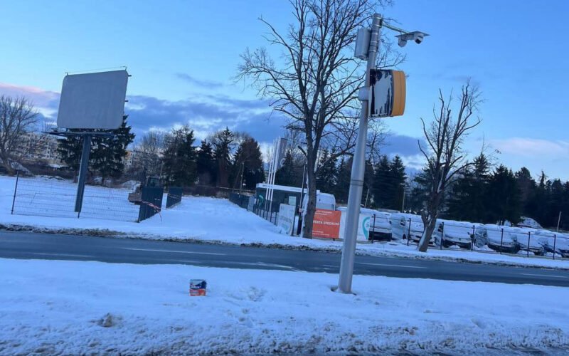 Камера контроля скорости в Варшаве