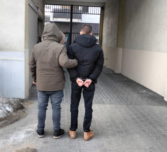 задержанный преступник