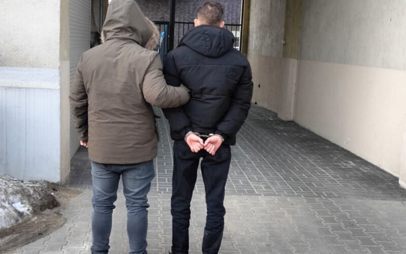 задержанный преступник