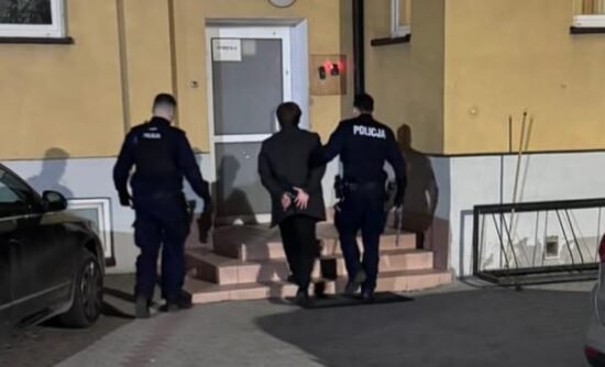 Задержание пьяного подростка в Варшаве