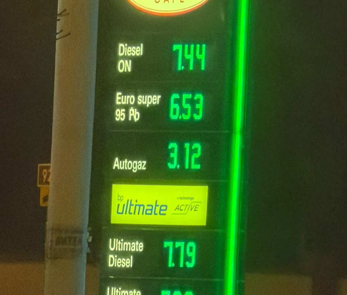 цены на топливо в Варшаве