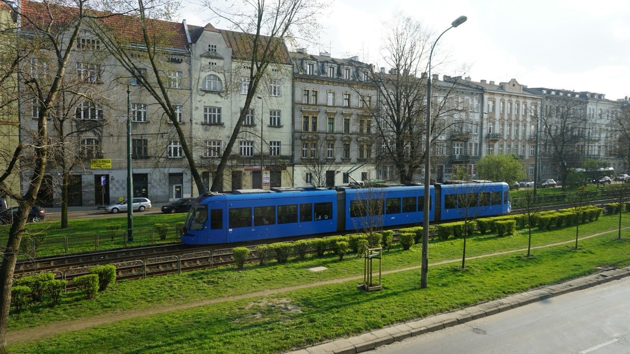 трамвай в Кракове